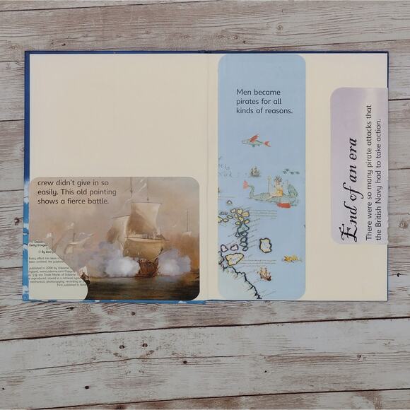 Pirates Rebound Book Journal, Repurposed Children's Book, Upcycled Notebook - Picture 3 of 14